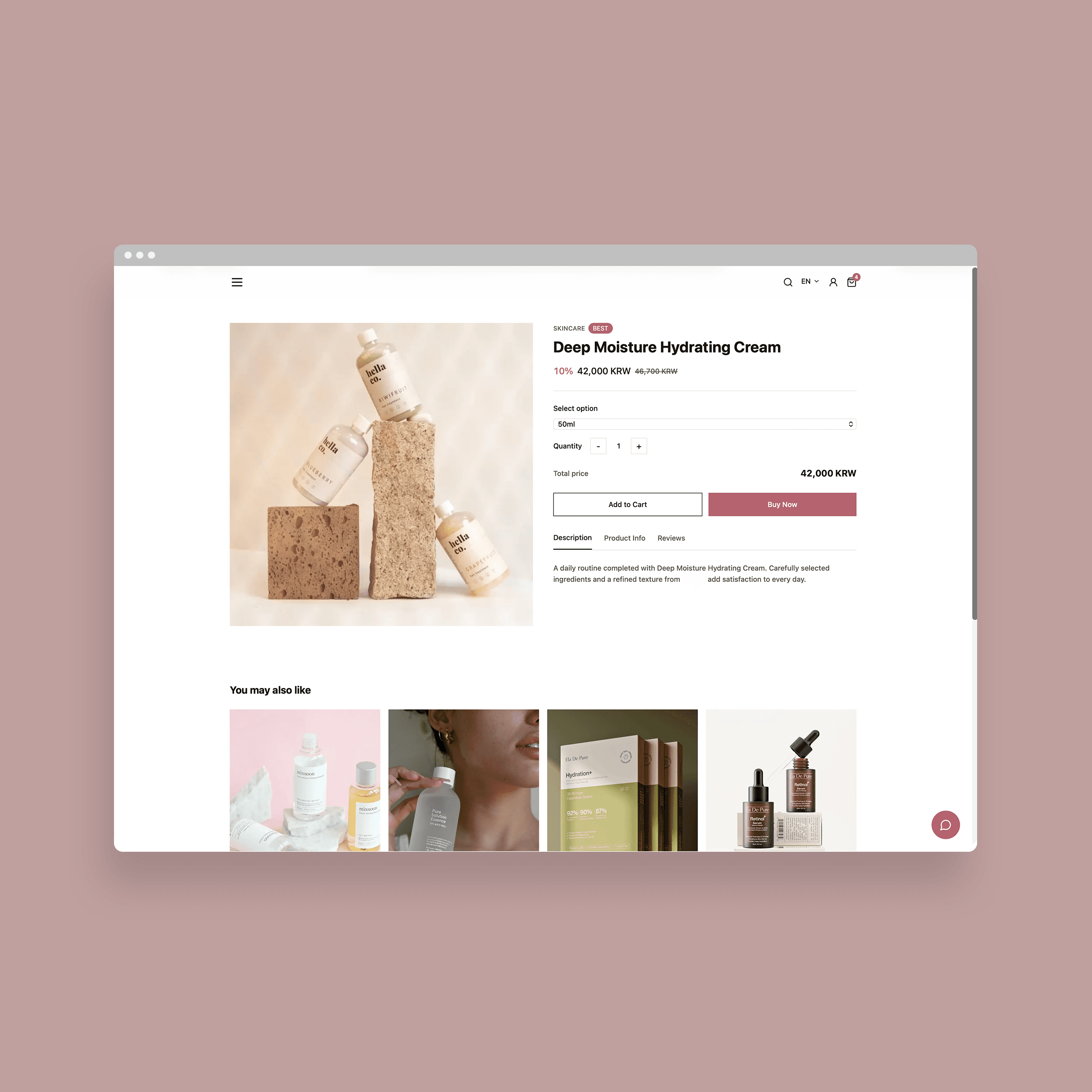 Boutique de beauté en ligne - PolyGlot AI pour la conversion multilingue